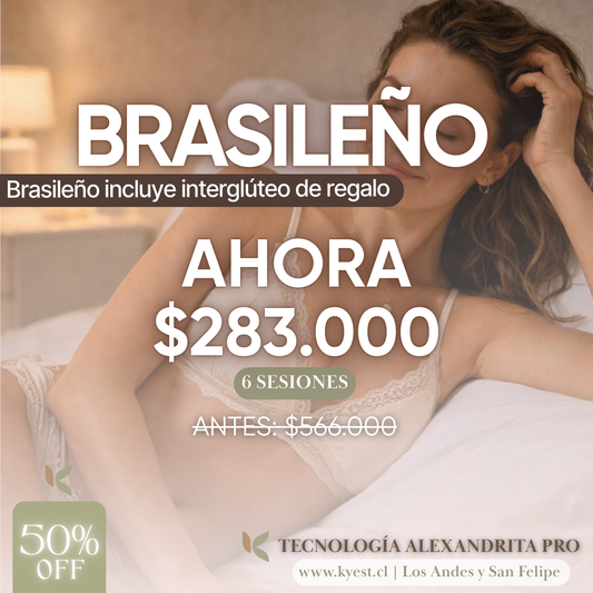 Brasileño | Depilación láser Alexandrita Pro de Candela