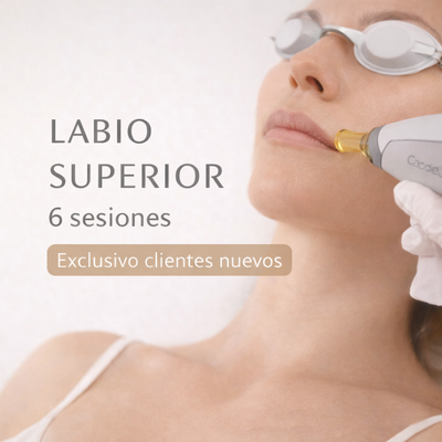 Labio Superior 6 Sesión · depilación láser Alexandrita Pro · Kyest San Felipe y Los Andes