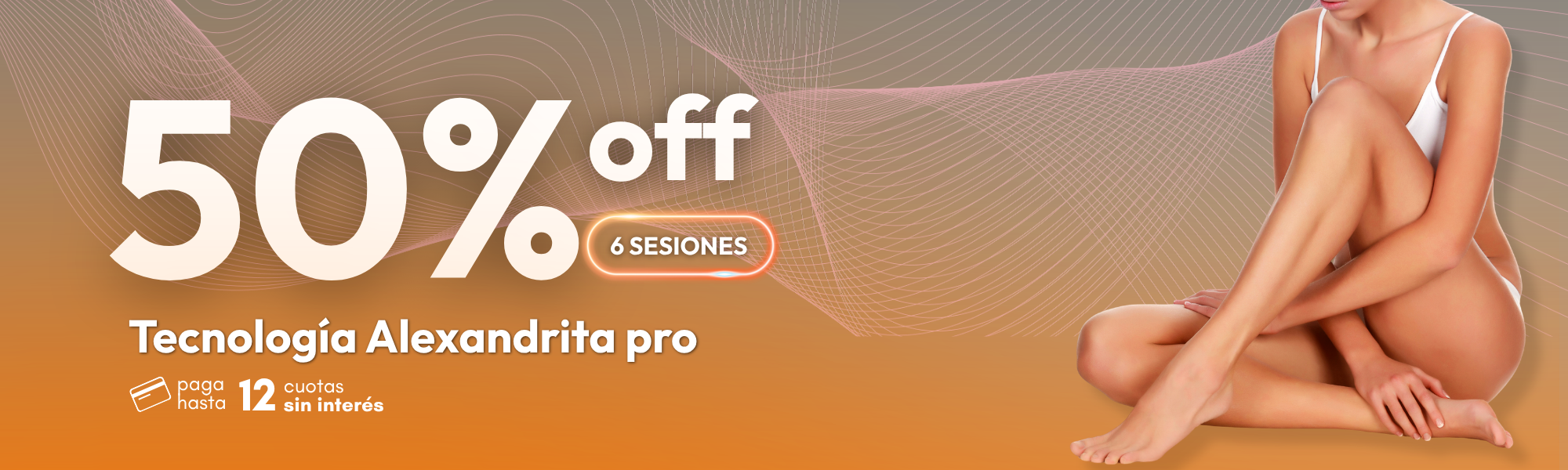 Banner 50% off depilacion laser 6 sesiones desktop