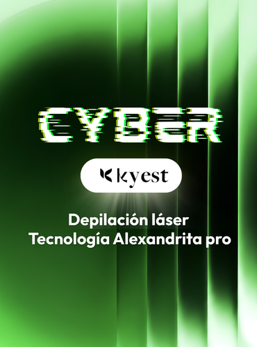 Cyber Kyest: depilación láser con tecnología Alexandrita Pro